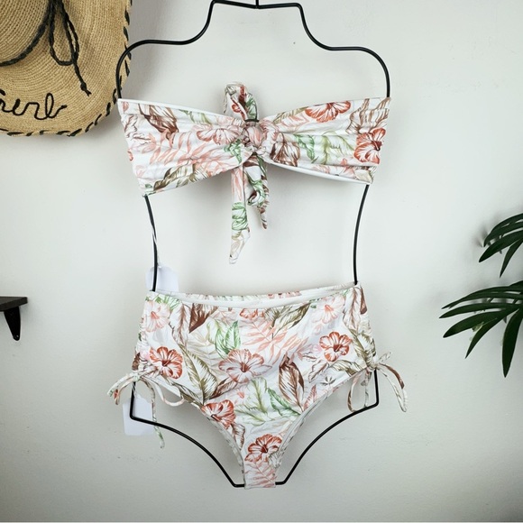 Charlie Holiday Topanga Two Piece in hibiscus Bikini Swimwear